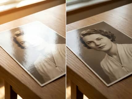 Исправить блики