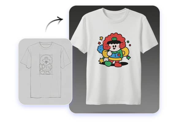 AI Shirt Design generator example