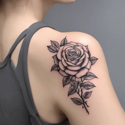 AI tattoo generator example