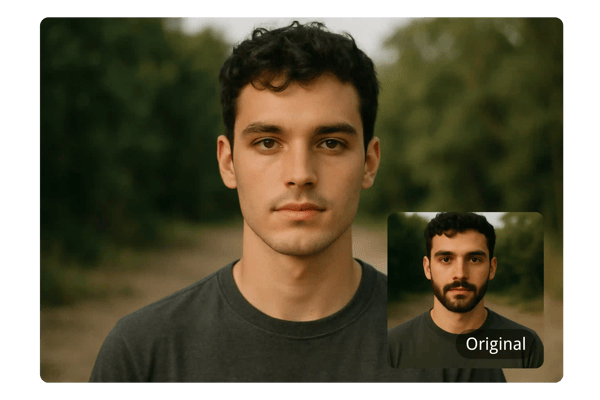 Умное обнаружение и удаление бороды