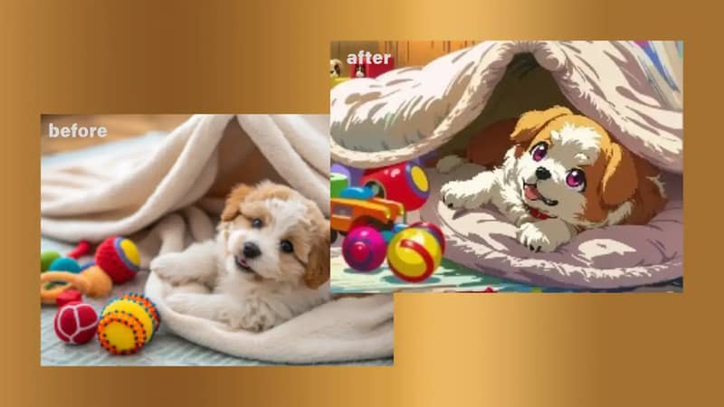 Image showing the anime filter