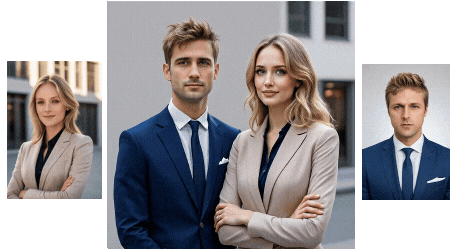 AI kissing example GIF