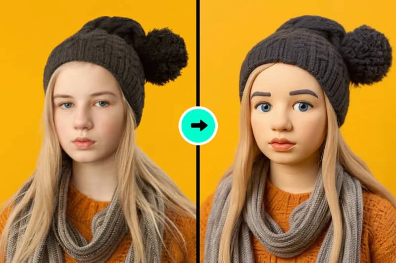 Quickly transform photos into fun clay filter style