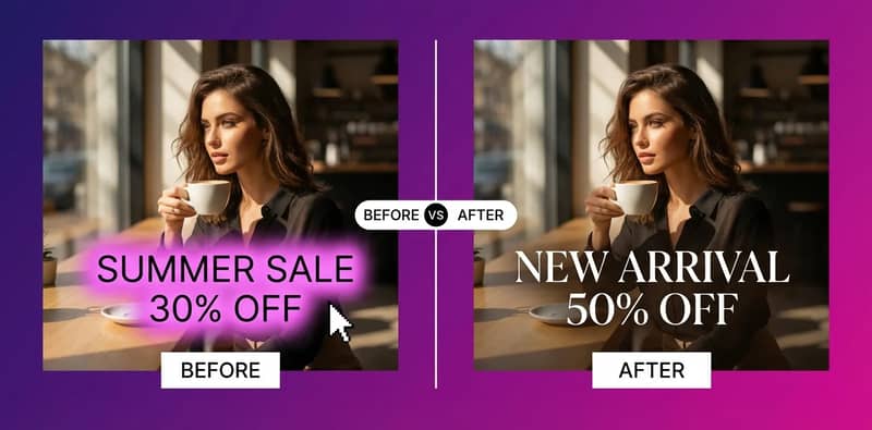 AI Image Text Editor - Edit Text in Image Seamlessly