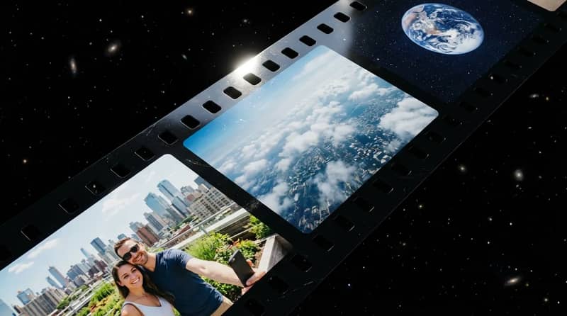 A Earth Zoom Out Video