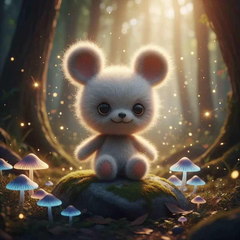 Giant Labubu figure standing tall amidst the bright lights of Times Square