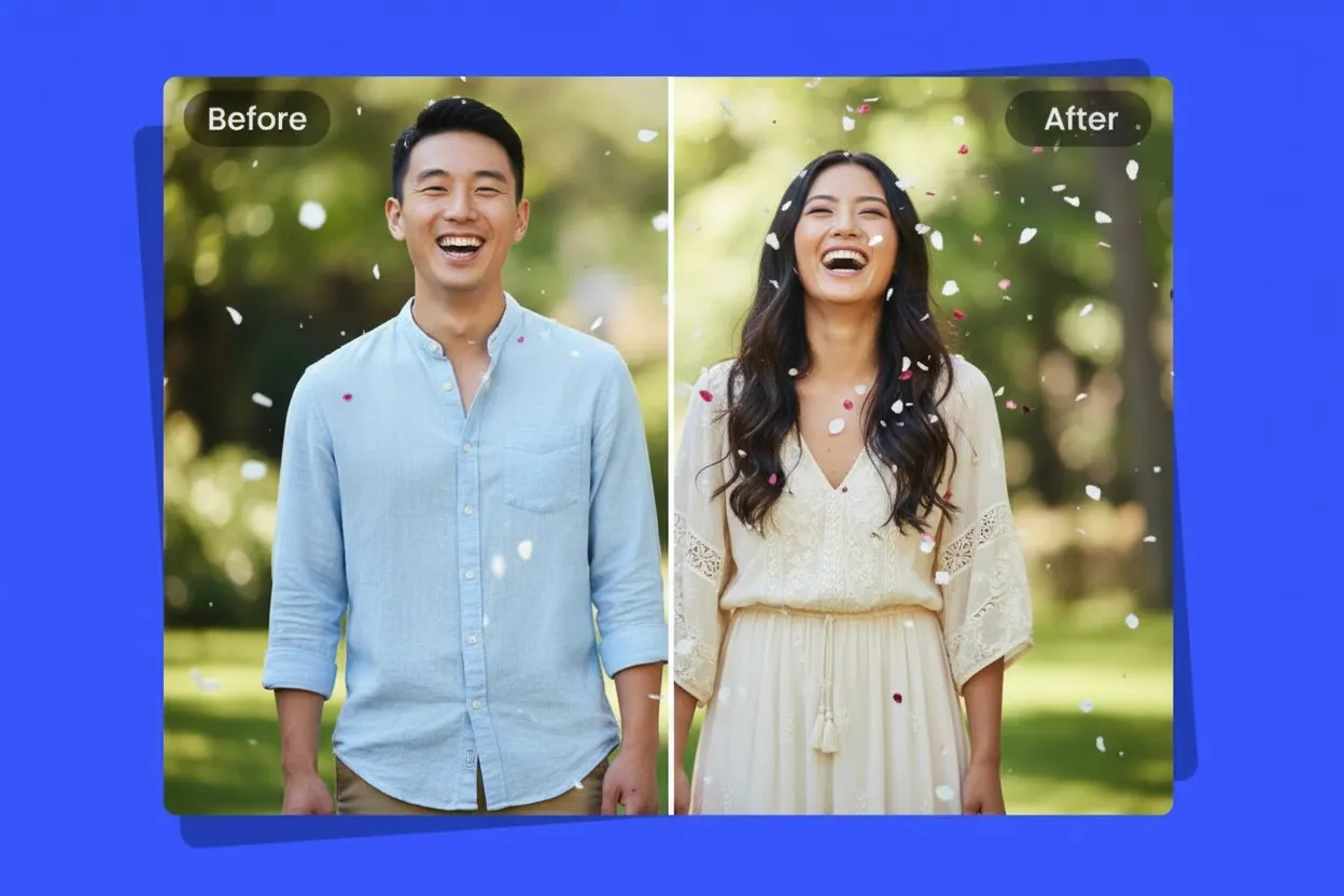 Free AI Wedding Photo Editor - Online Wedding Photo Enhancement Tool